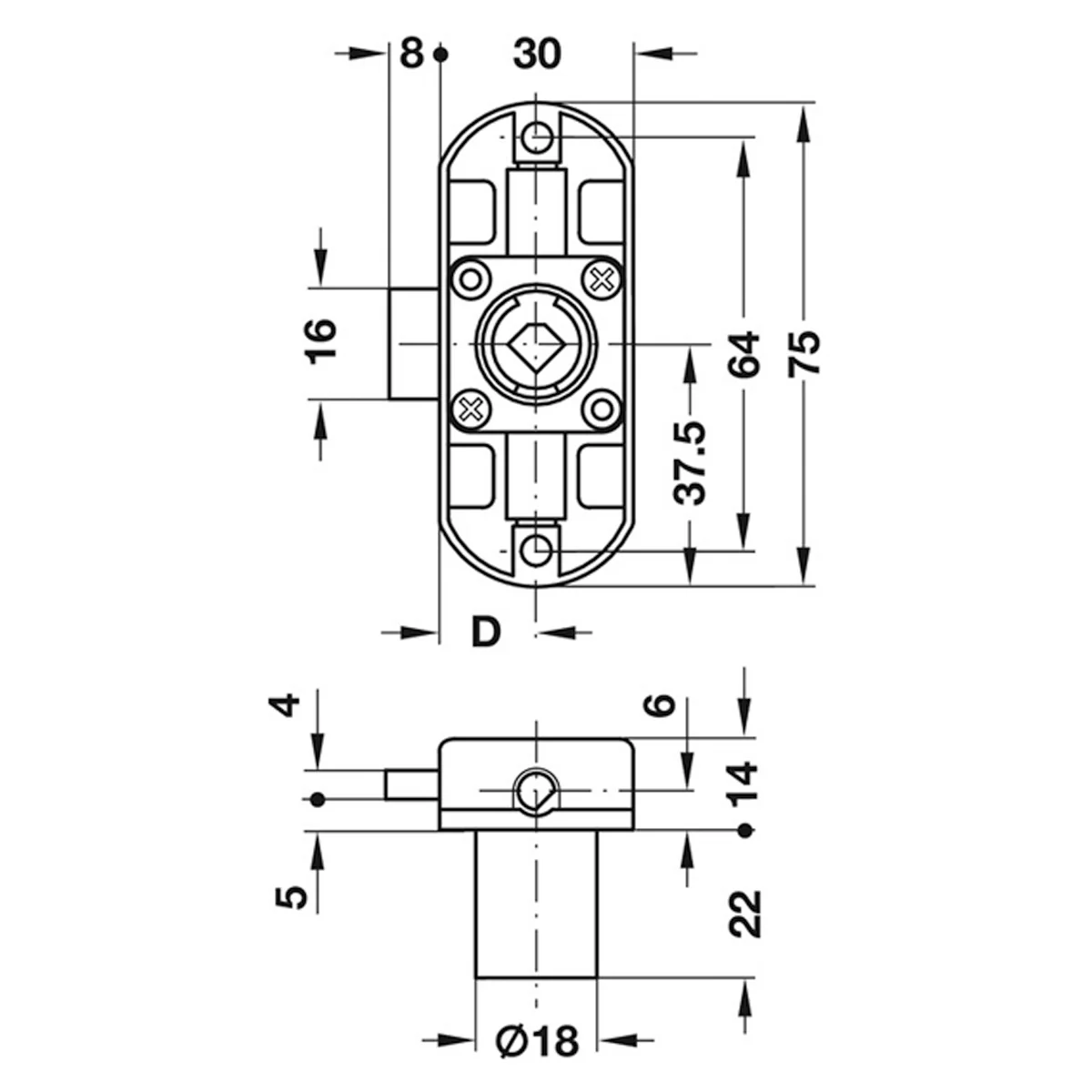 SY3K PICCOLO-NOVA LOCK BS15 RH NP - Image 2