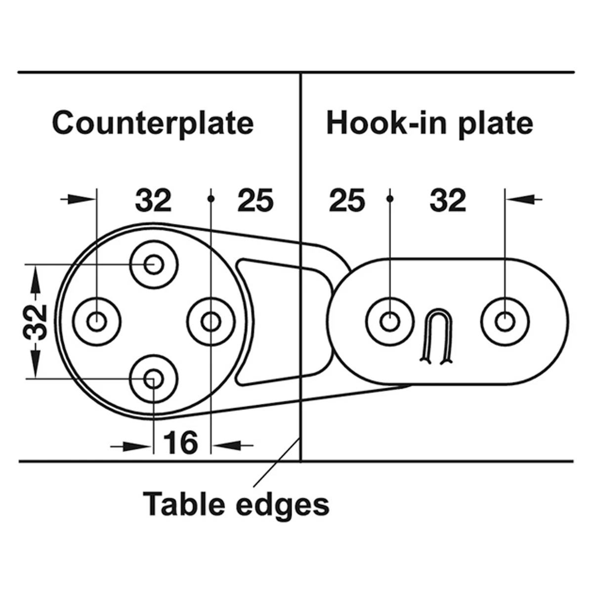 TABLE CONNECTOR 50KG PL/GREY - Image 2