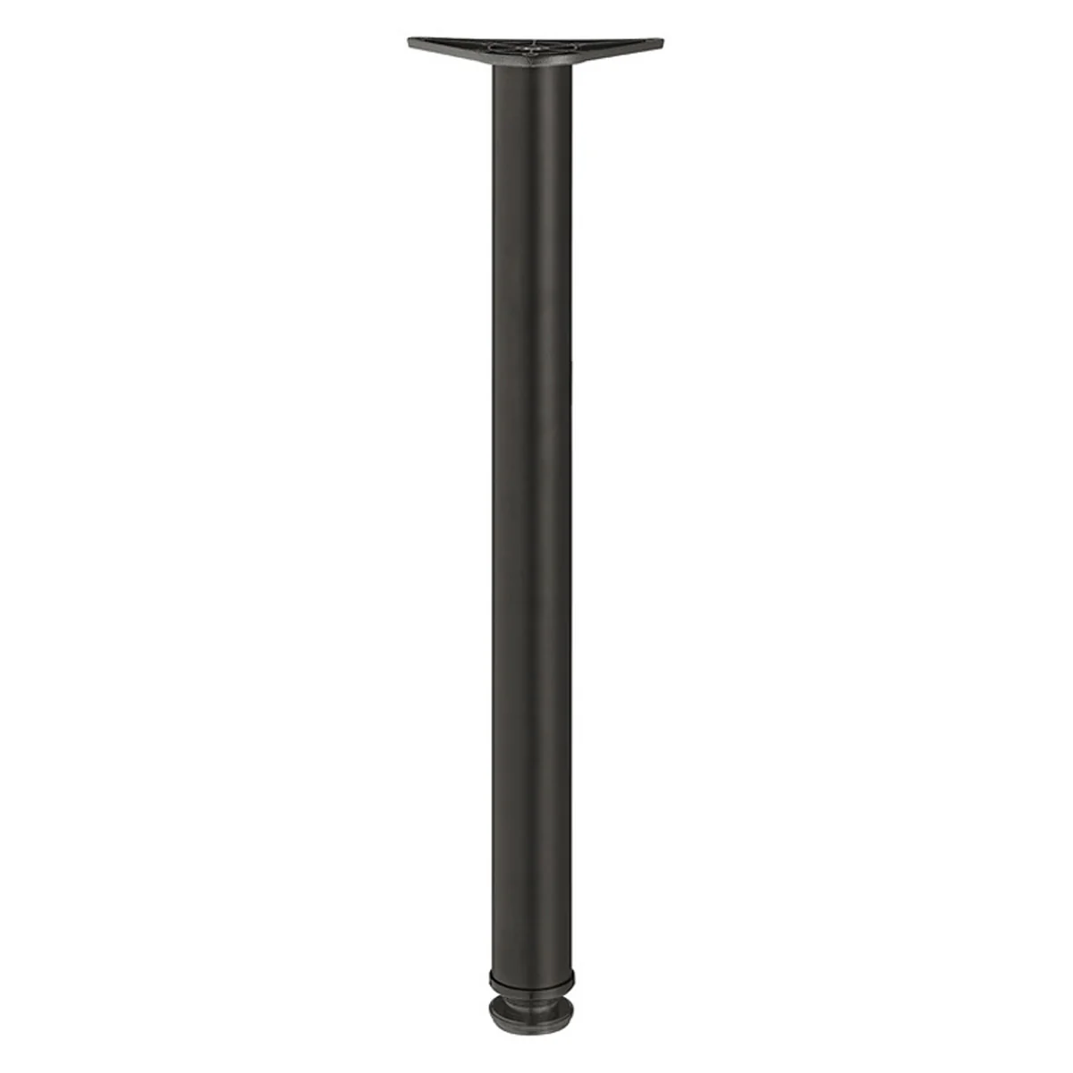 Table Leg Ø60×710mm Black — Pack of 4