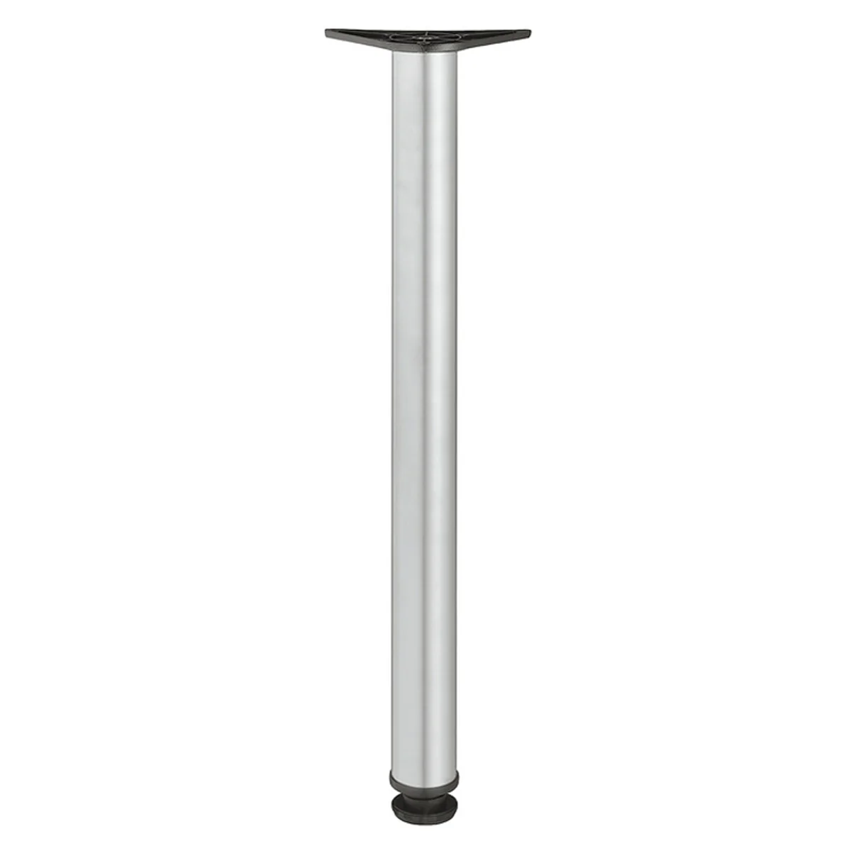 Table Leg Ø60×710mm Silver — Pack of 4