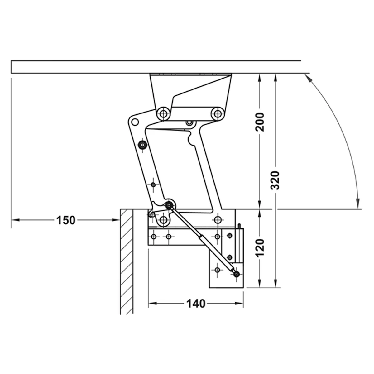 TAVOFLEX SWING-UP FITTING SLV - Image 2
