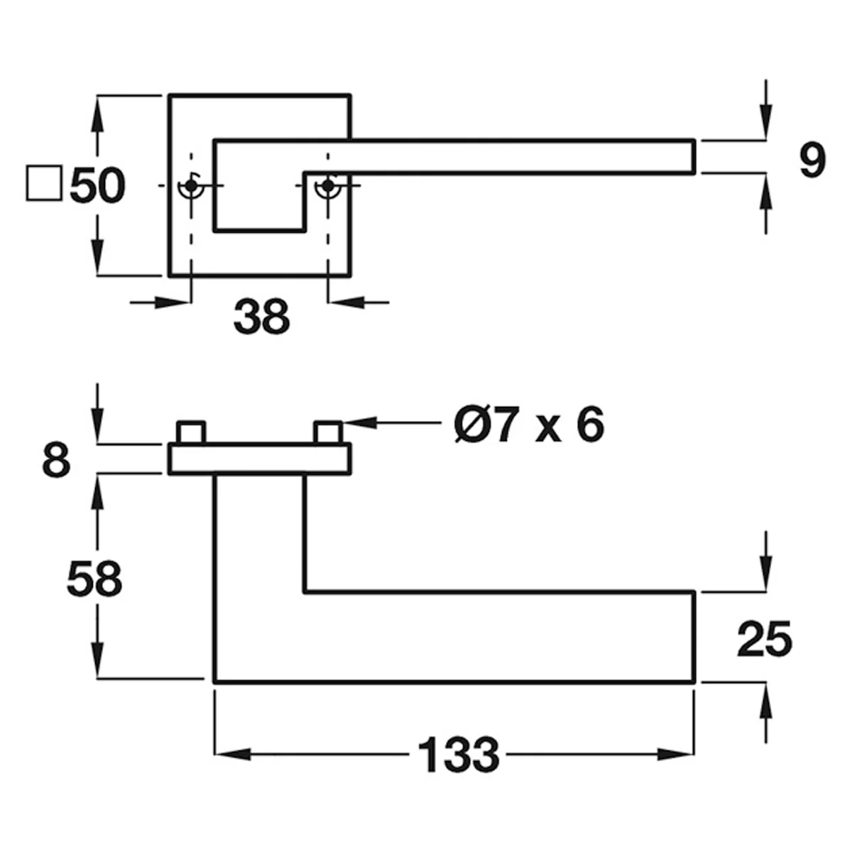 TIRZA LEVER HANDLE ZA/PC - Image 2