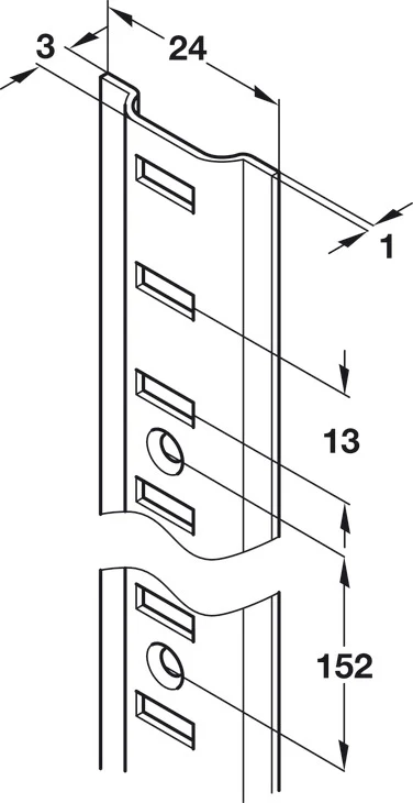 TONK RAISED SHELF STRIP 1829 MS/SNP - Image 3