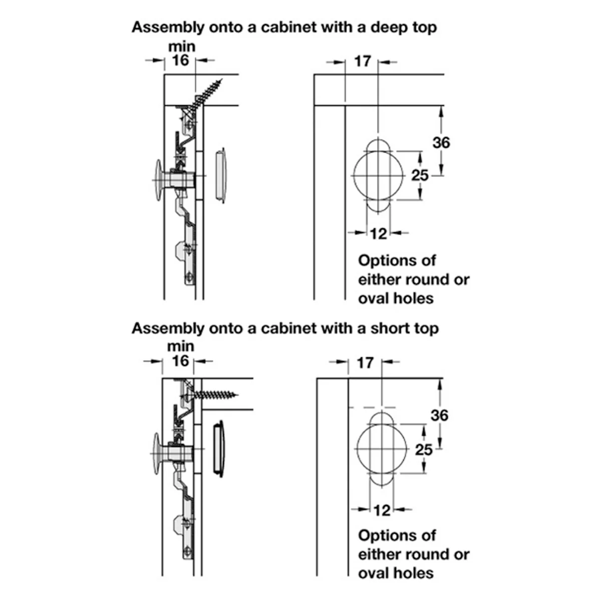 TRASER-8 CABINET HANGER SCREW - Image 2