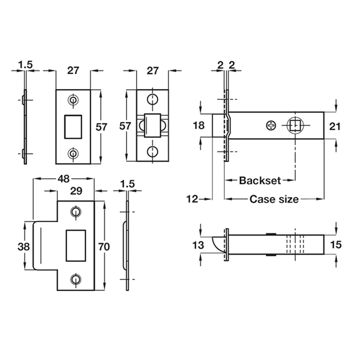 TUBE MORT LATCH HD 80/60 ST/SBP - Image 2
