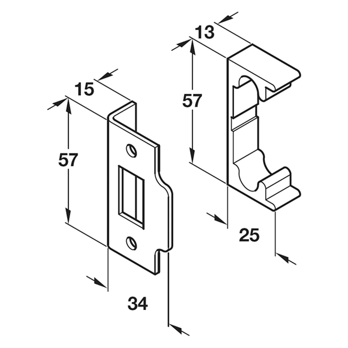 TUBE MORT LATCH REBATE SET 13 NP - Image 2