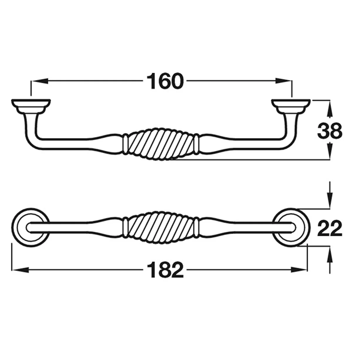 TWISTER D HANDLE 160HC ZA/APW - Image 2