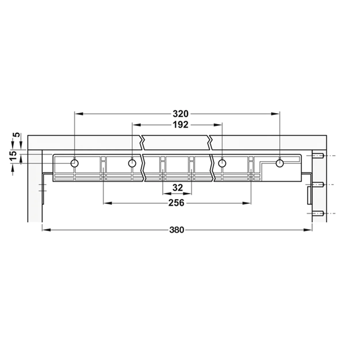 VARIANT C+ STATIONERY TRAY PL/BLK - Image 2