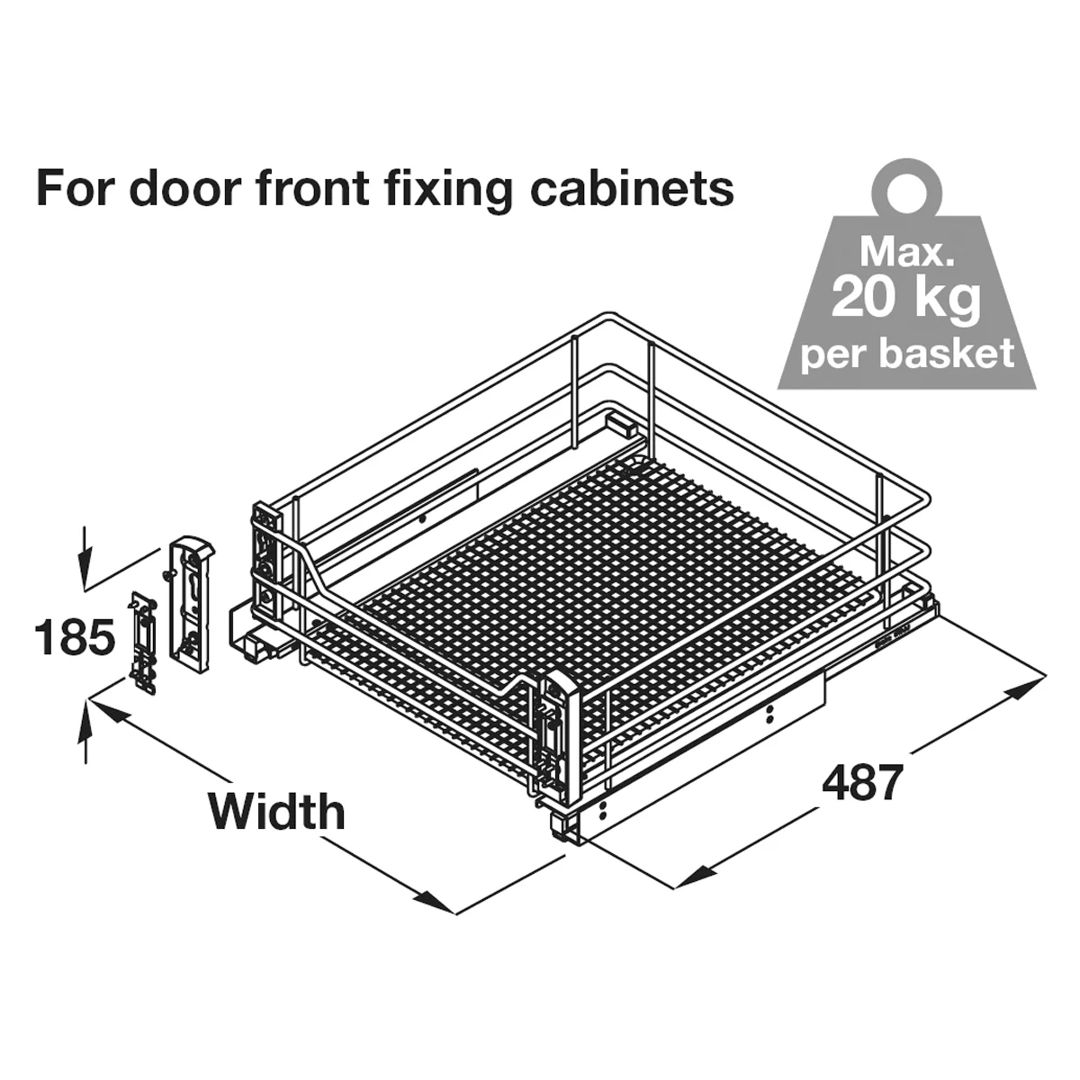 VAUTH PULLOUT STORAGE DOOR 500 - Image 2