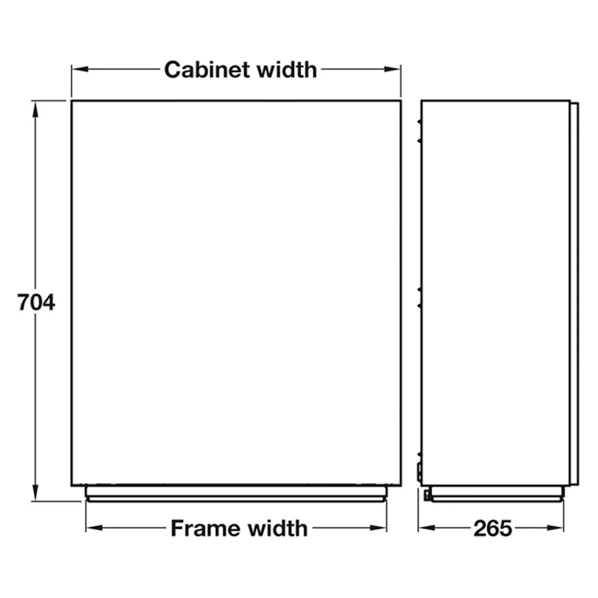 VERTIINSIDE ADJ SHELF 80KG 600 - Image 2