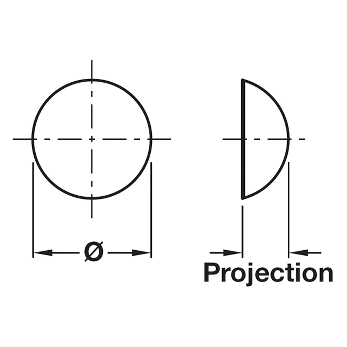 WALL BUMPER D60x17 PL/WHI - Image 2