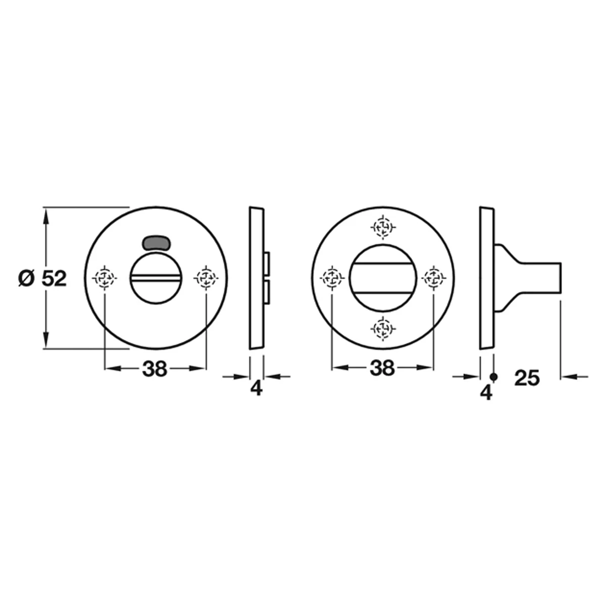 WC EMERGENCY TURN+RELEASE D52 SSS - Image 2