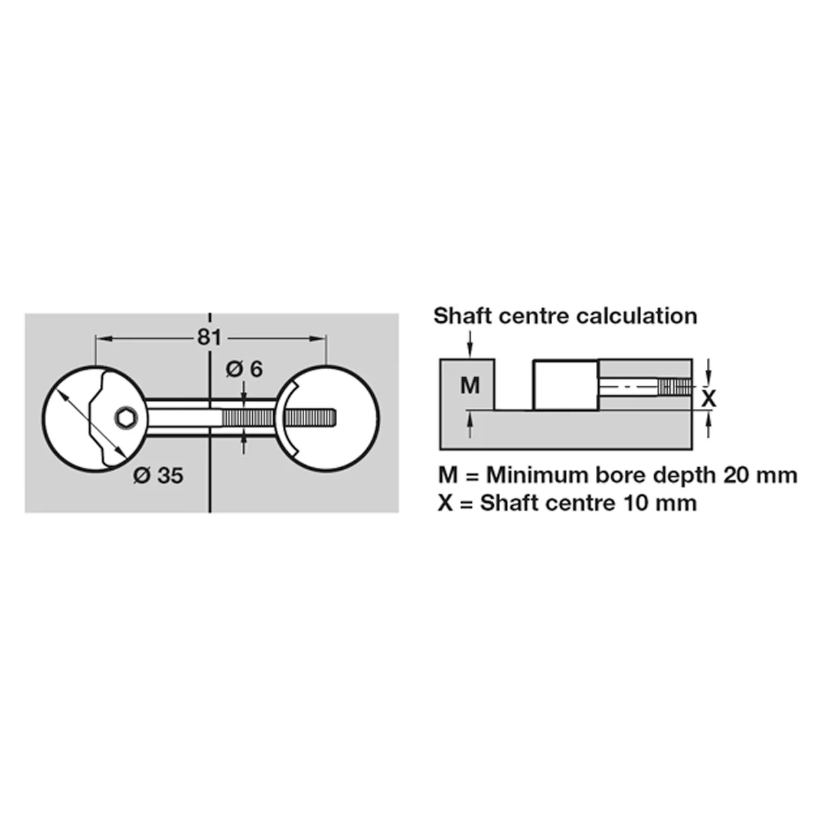 ZIPBOLT WORKTOP CONNECTOR 81 ZP - Image 2