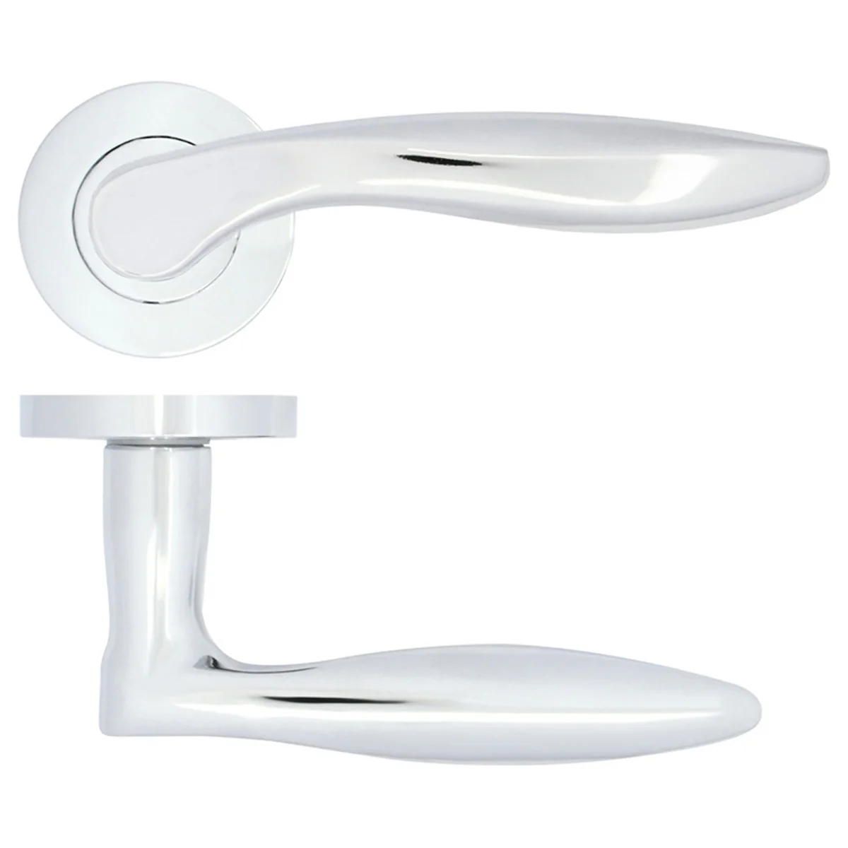 ZPA CADIZ LEVER HANDLE +ROSE PCP